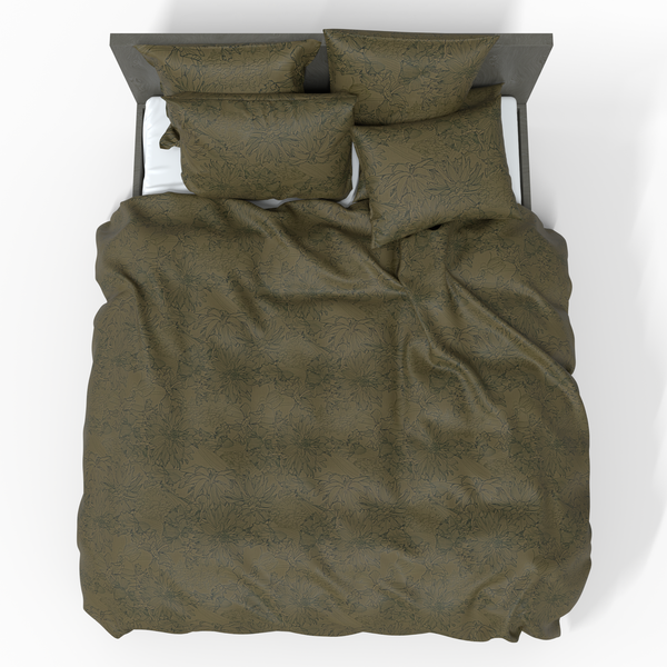 Handgefertigtes luxuriöses Deluxe-Baumwollsatin-Bettwäsche-Set | New York