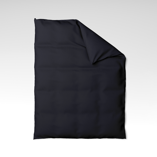 Handgefertigter Bettbezug aus Baumwolle | Black