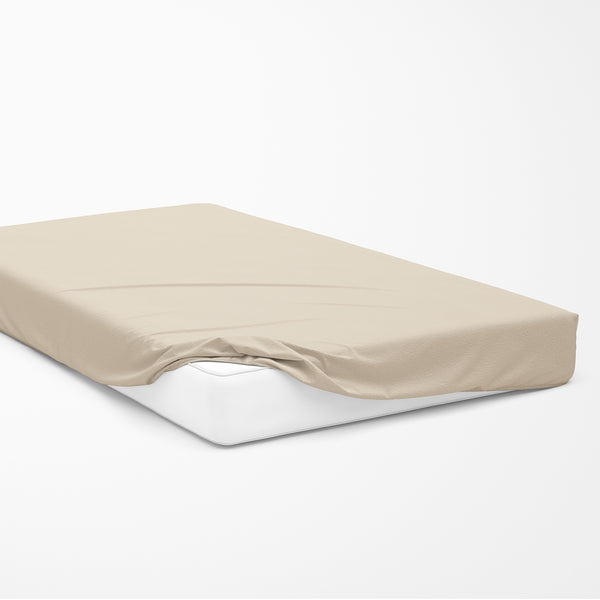 Jersey-Spannbettlaken | Parchment