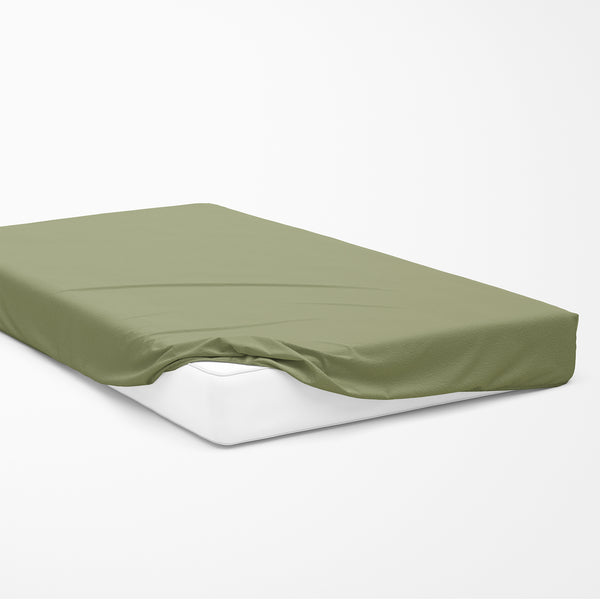 Jersey-Spannbettlaken | Sage