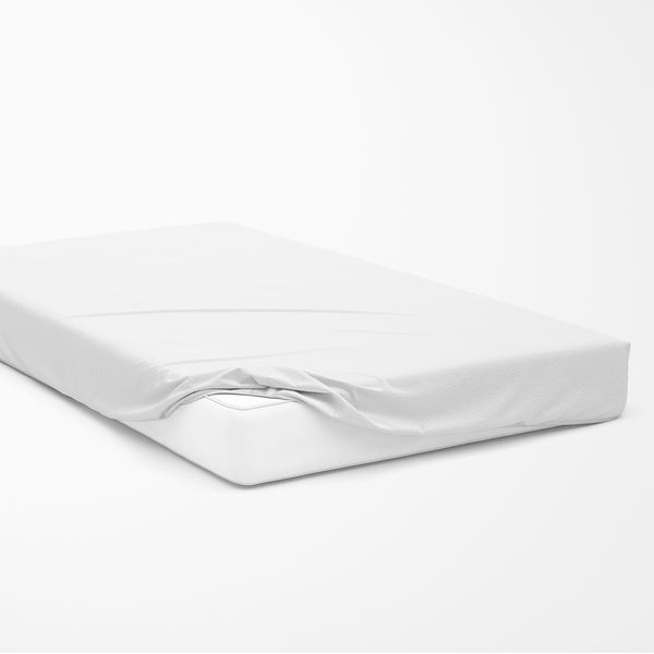 Jersey-Spannbettlaken | White